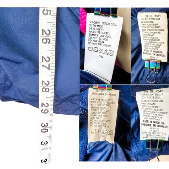 Columbia Long's Peak Retro Fleece Ski Snow Winter Jacket Violet Pink Vintage 80s - Picture 14 of 16